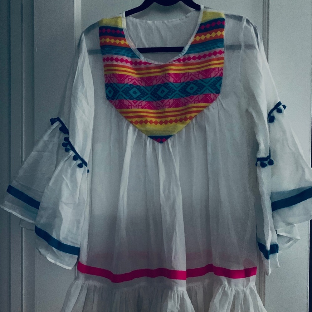 Express Multicolor Swimsuit Cover-Up/Dress